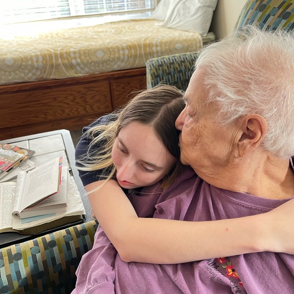 Xtroadinary floral sleeveless dress with illusion waist size large. - Picture 3 of 11